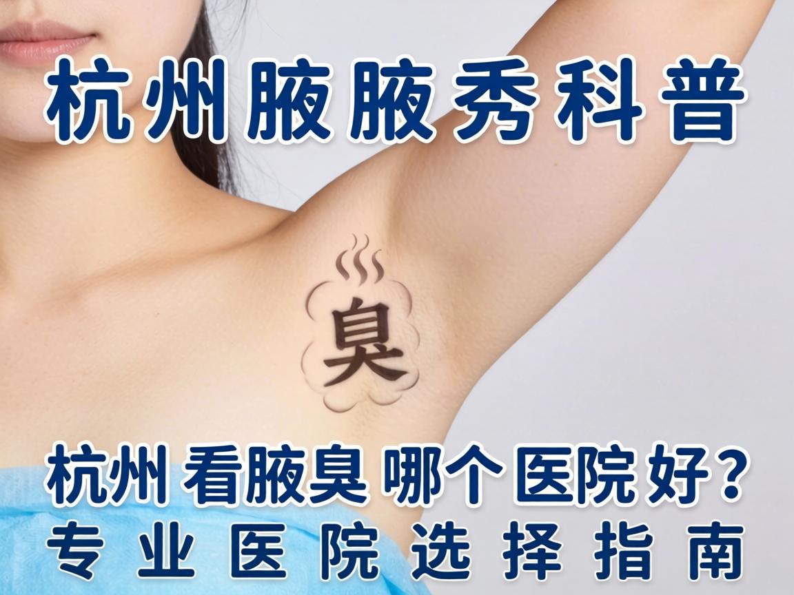杭州腋秀科普，杭州看腋臭哪个医院好？专业医院选择指南