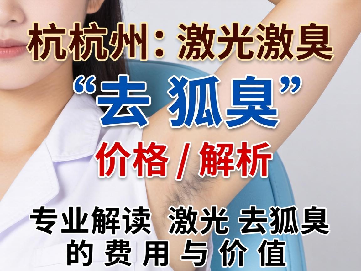 杭州激光去狐臭价格解析，专业解读激光去狐臭的费用与价值