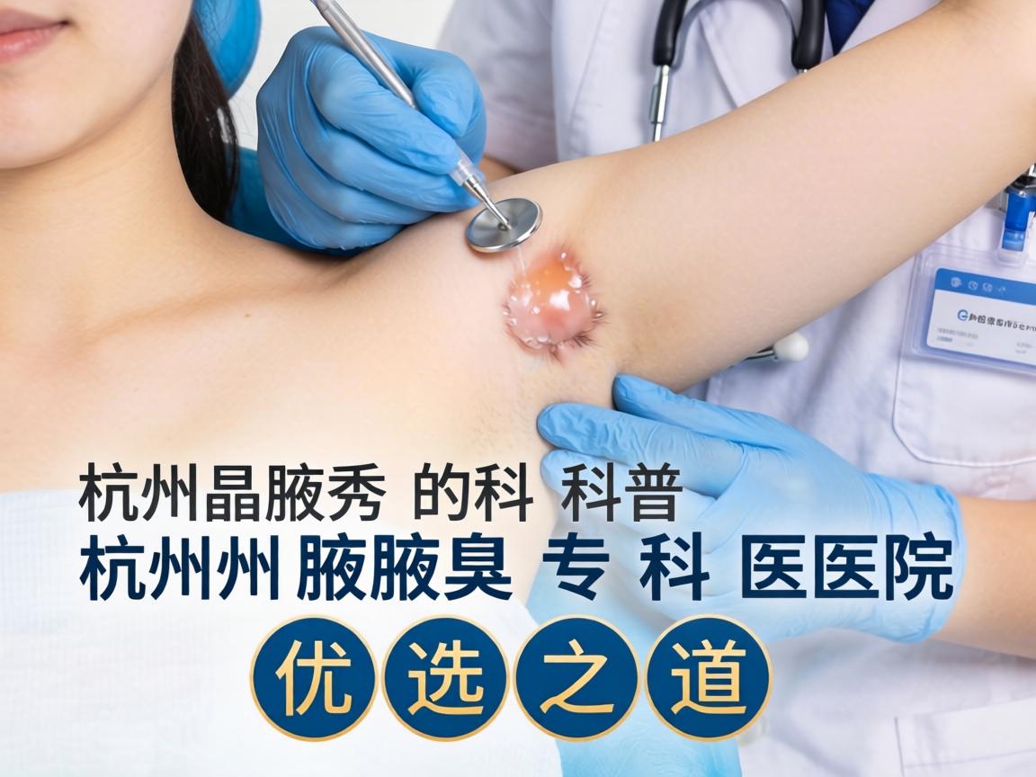 杭州腋秀科普，解析杭州腋臭专科医院的优选之道