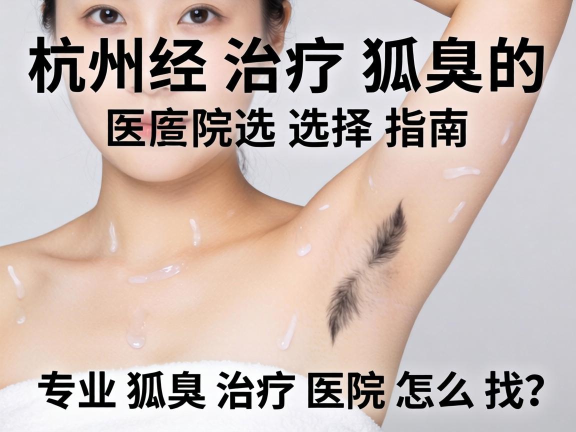 杭州治疗狐臭的医院选择指南，专业狐臭治疗医院怎么找？