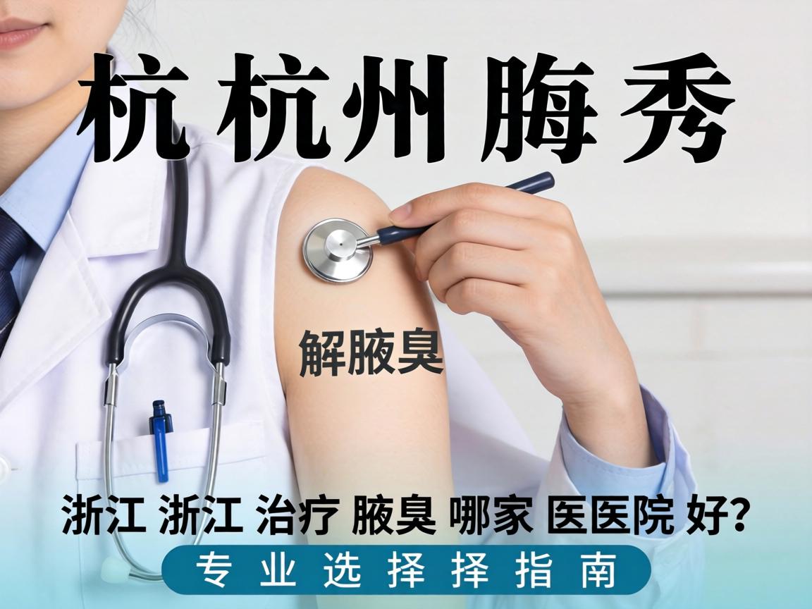 杭州腋秀解析，浙江治疗腋臭哪家医院好？专业选择指南