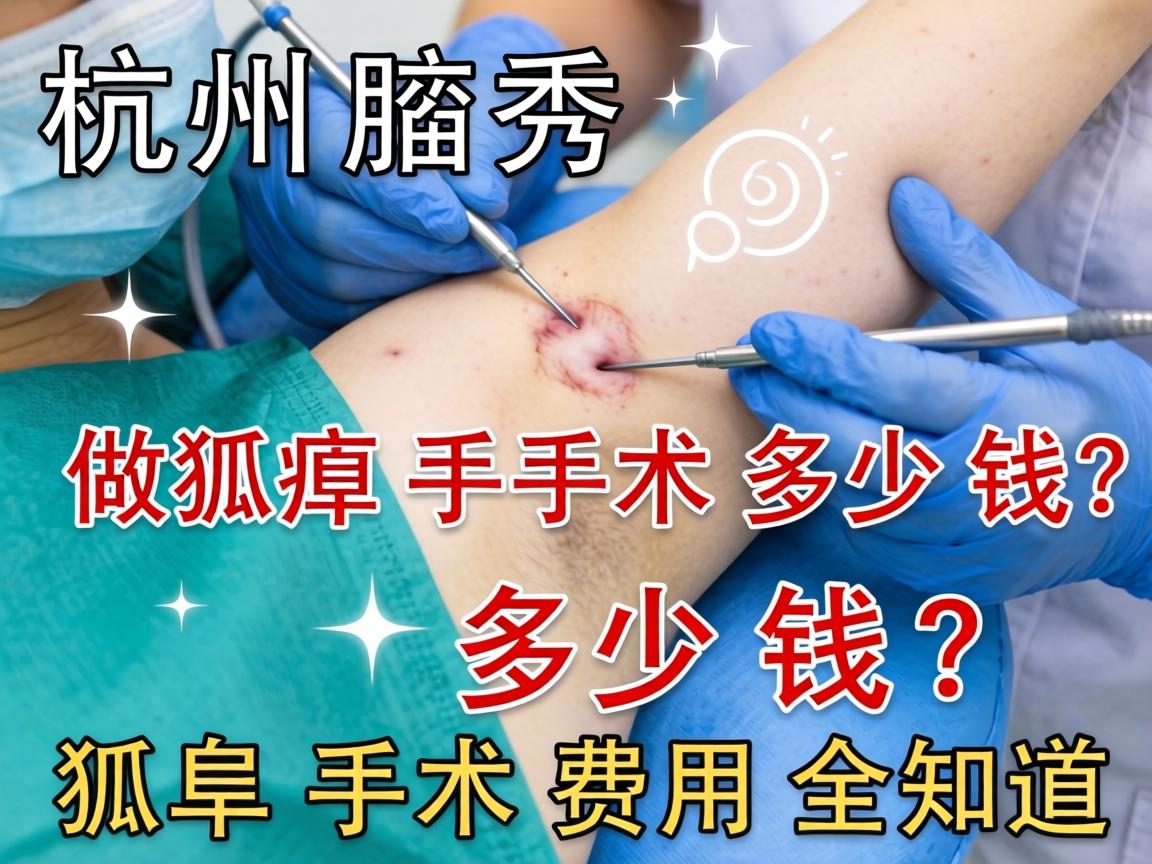 杭州腋秀解析，杭州做狐臭手术多少钱？狐臭手术费用全知道