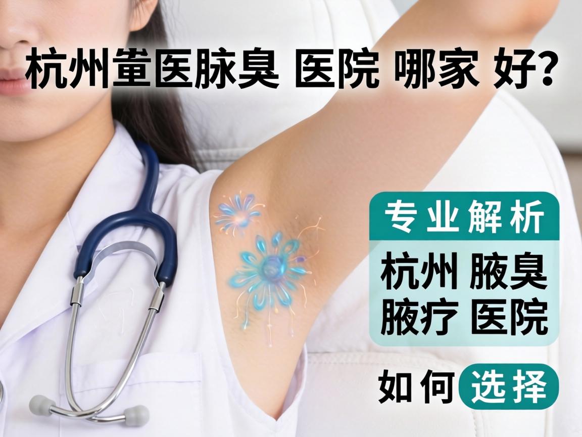 杭州腋臭医院哪家好？专业解析杭州腋臭医院如何选择