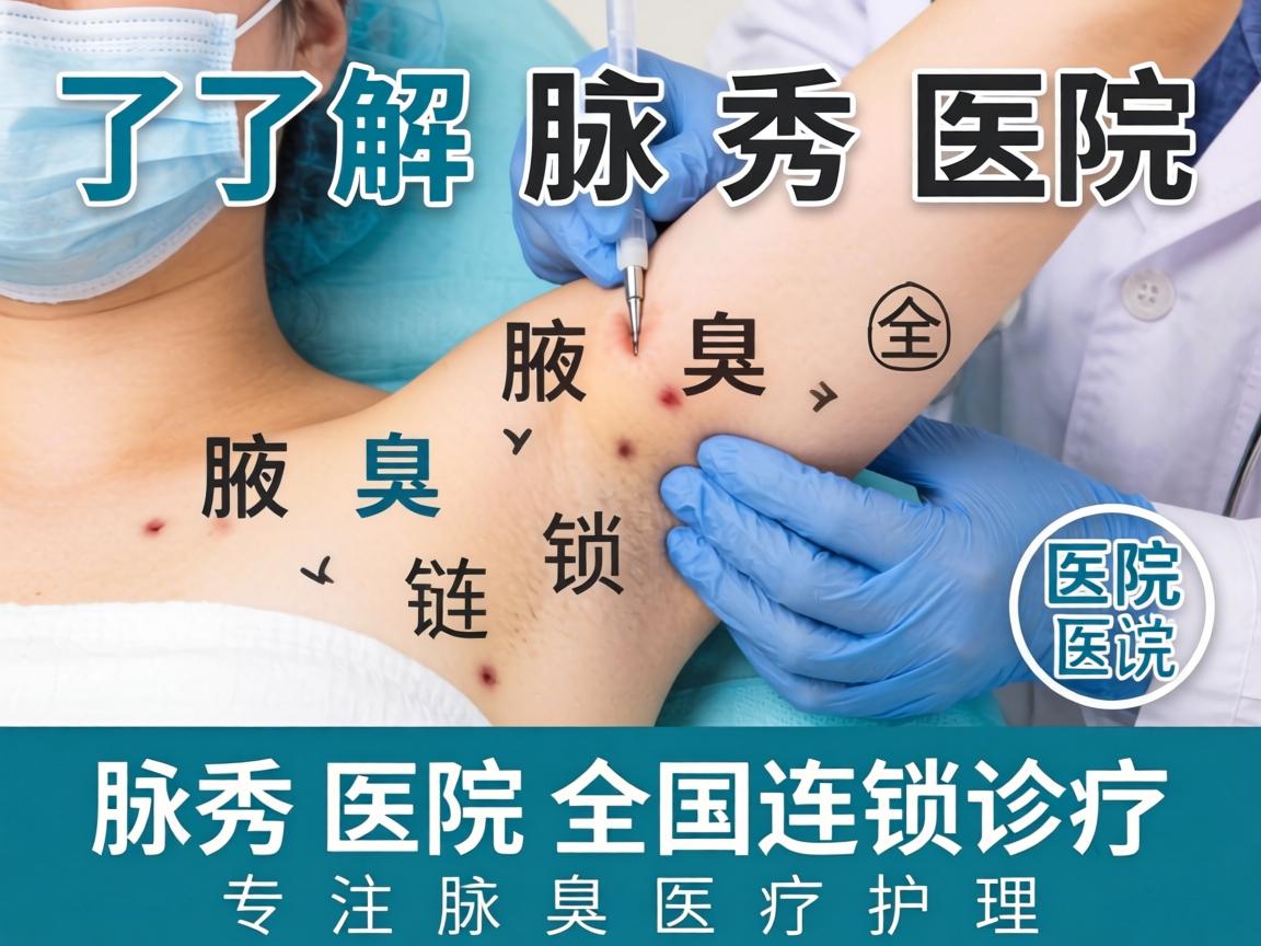 了解腋秀医院，腋秀医院全国连锁诊疗，专注腋臭医疗护理