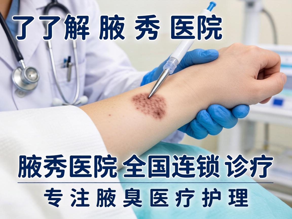 了解腋秀医院，腋秀医院全国连锁诊疗，专注腋臭医疗护理