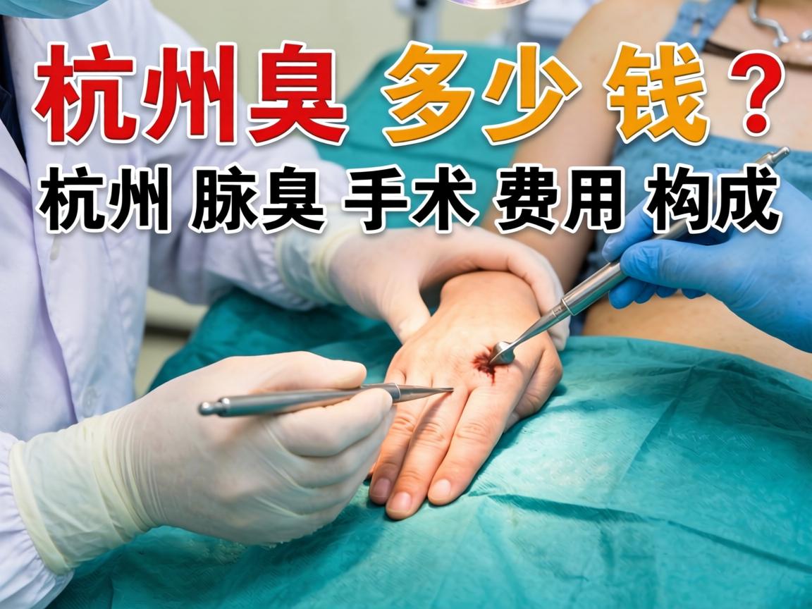 杭州腋臭手术多少钱？详解杭州腋臭手术费用构成