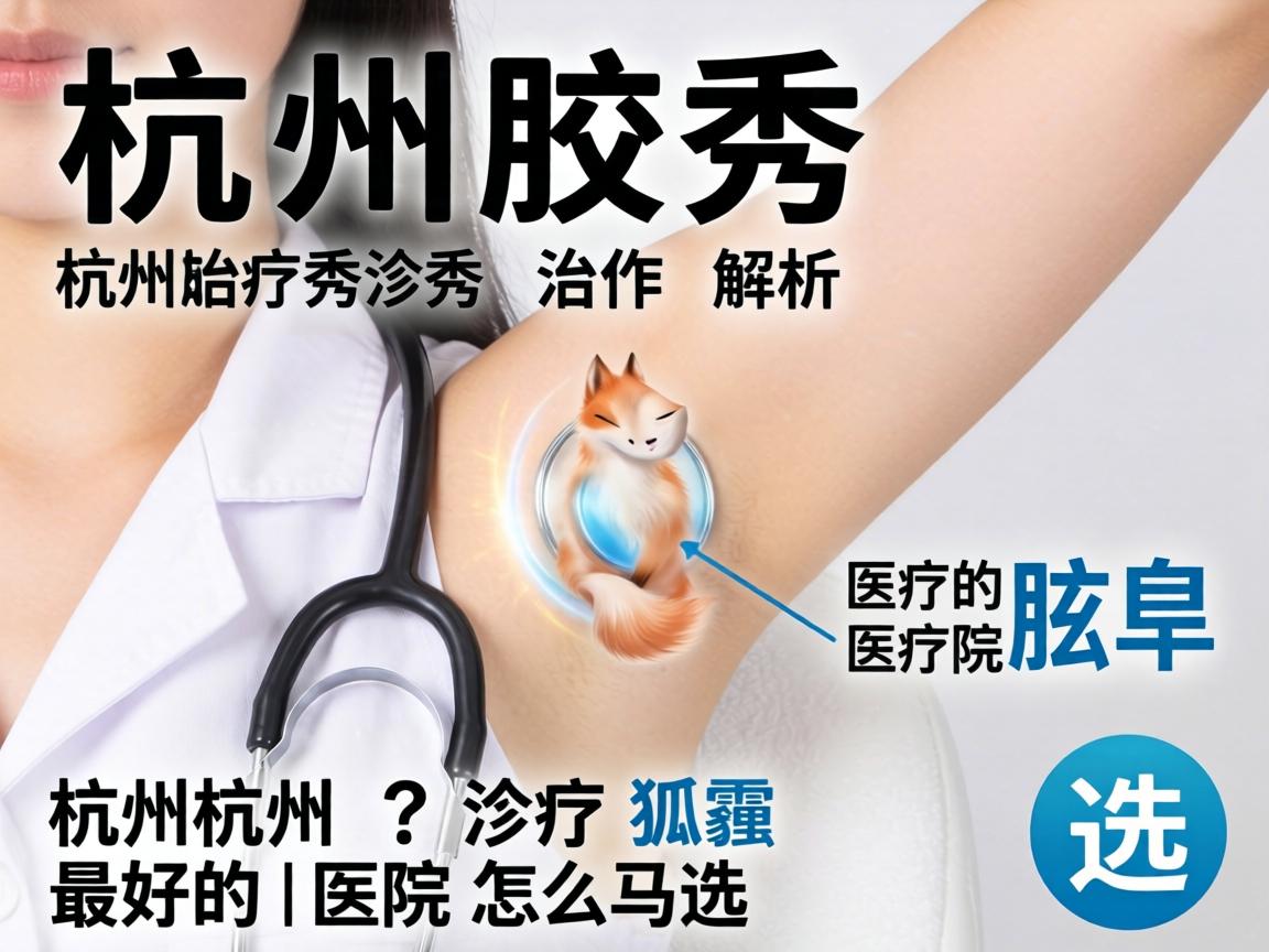 杭州腋秀解析，杭州治疗狐臭最好的医院怎么选？