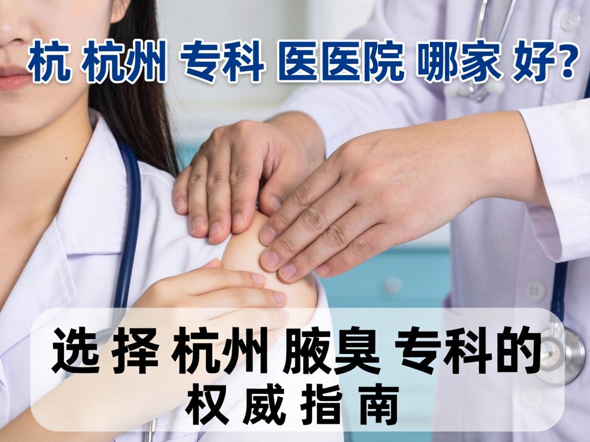 杭州腋臭专科医院哪家好？选择杭州腋臭专科的权威指南