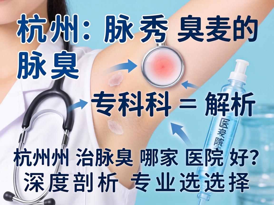 杭州腋秀腋臭专科解析，杭州治腋臭哪家医院好？深度剖析专业选择