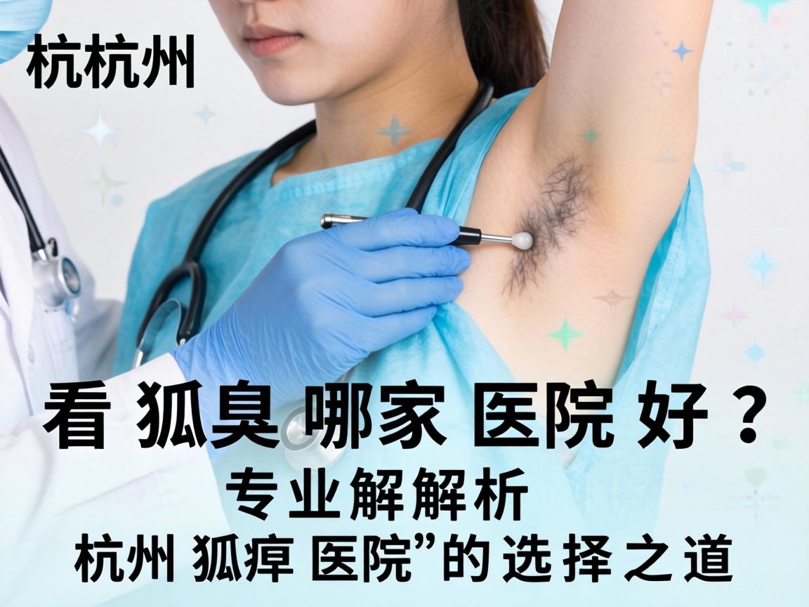 杭州看狐臭哪家医院好？专业解析杭州狐臭医院的选择之道