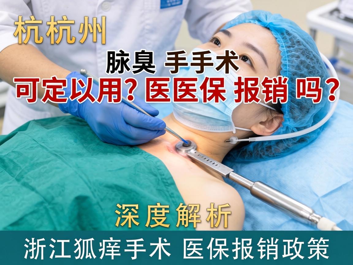 杭州腋臭手术可以用医保报销吗？深度解析浙江狐臭手术医保报销政策
