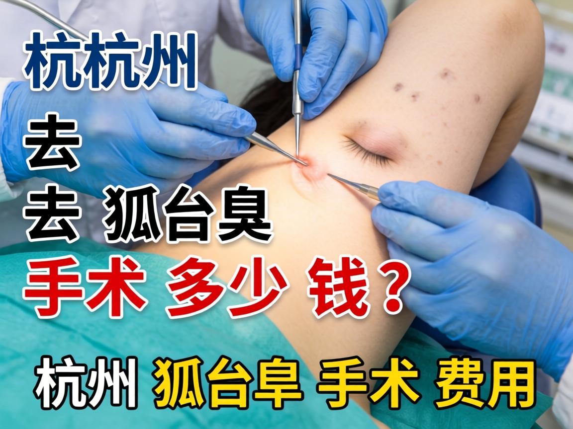杭州去狐臭手术多少钱？详解杭州狐臭手术费用