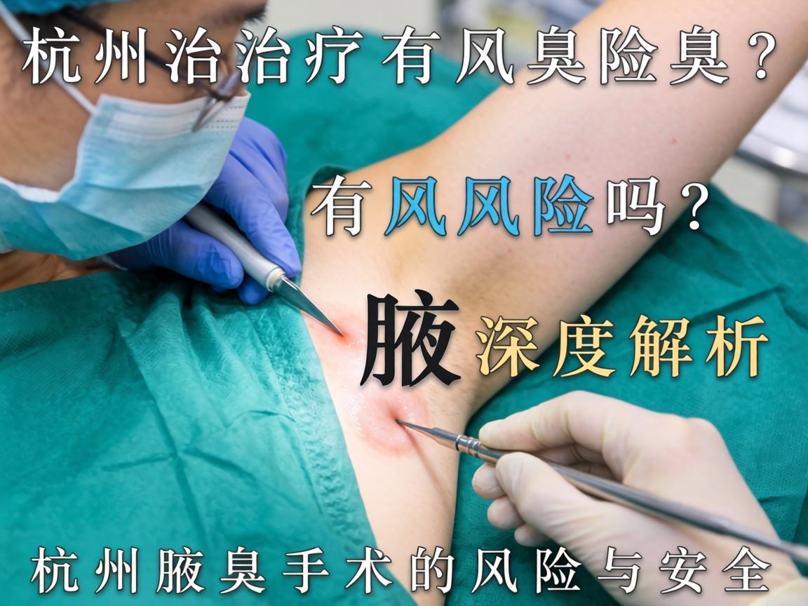杭州腋臭手术治疗有风险吗？深度解析杭州腋臭手术的风险与安全