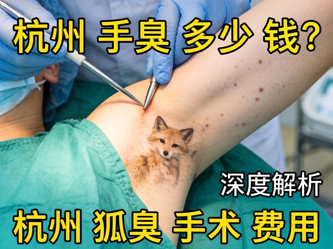 杭州狐臭手术多少钱？深度解析杭州狐臭手术费用
