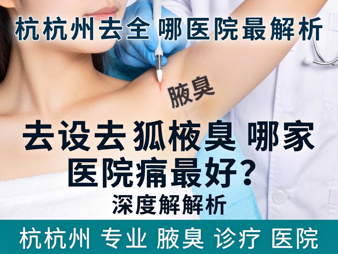 杭州去狐臭哪家医院最好？深度解析杭州专业腋臭诊疗医院