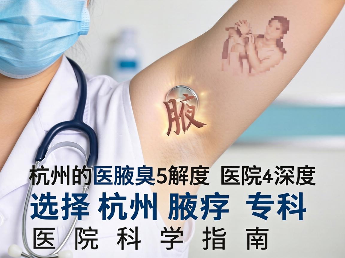杭州腋臭医院深度解析，选择杭州腋臭专科医院的科学指南