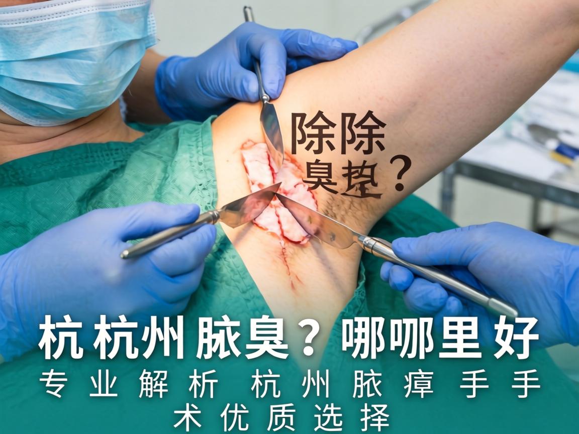 杭州腋臭切除手术哪里好？专业解析杭州腋臭手术优质选择