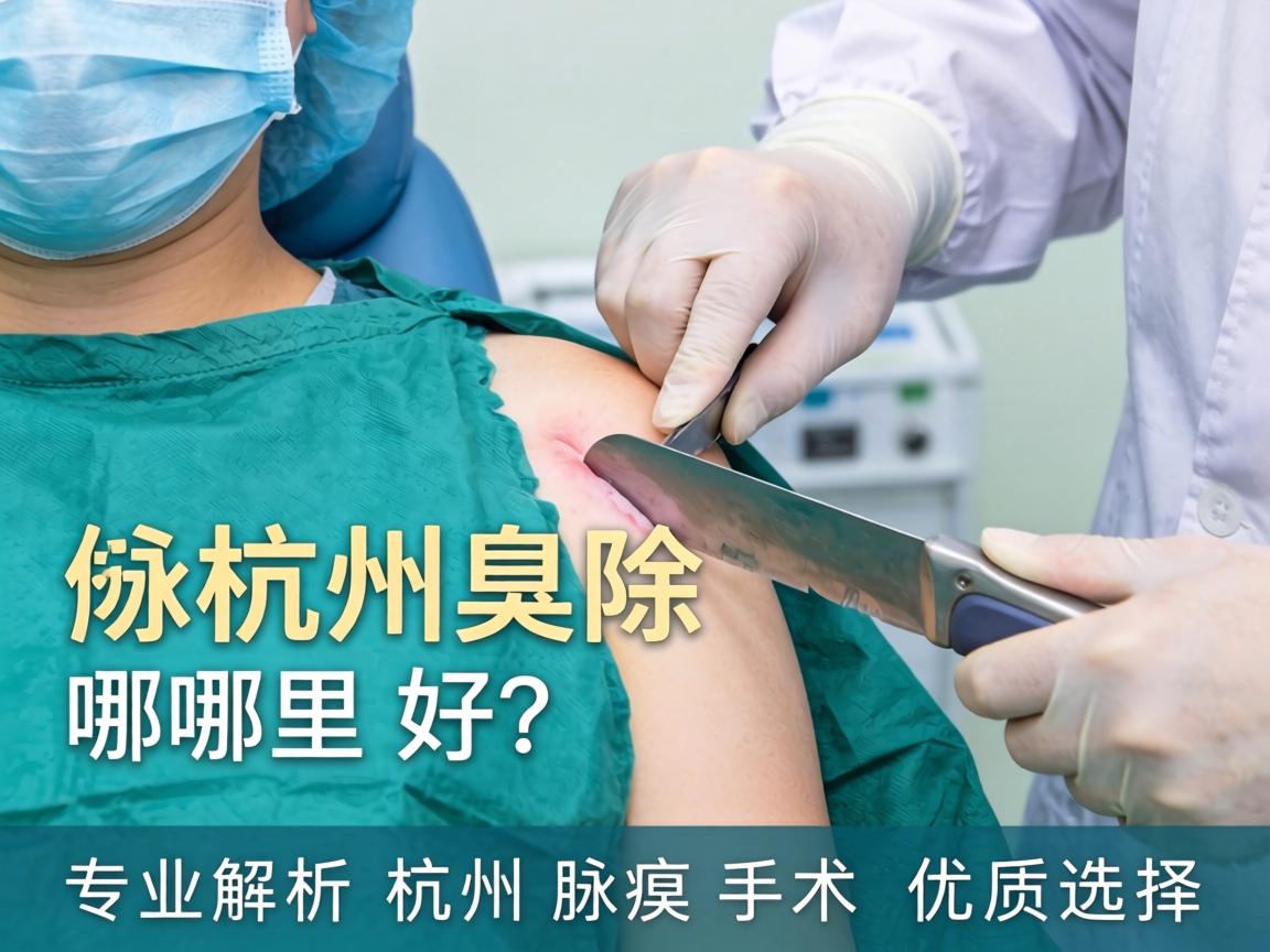 杭州腋臭切除手术哪里好？专业解析杭州腋臭手术优质选择