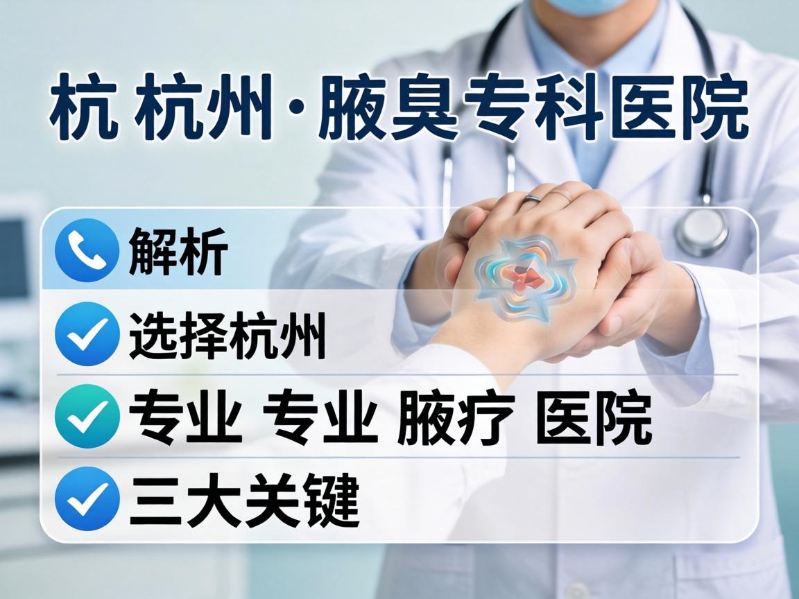 杭州腋臭专科医院解析,选择杭州专业腋臭医院的三大关键 杭州腋臭专科医院解析,选择杭州专业腋臭医院的三大关键