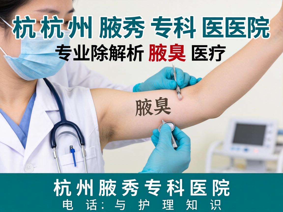 杭州腋秀专科医院，专业解析腋臭医疗，杭州腋秀专科医院电话与护理知识