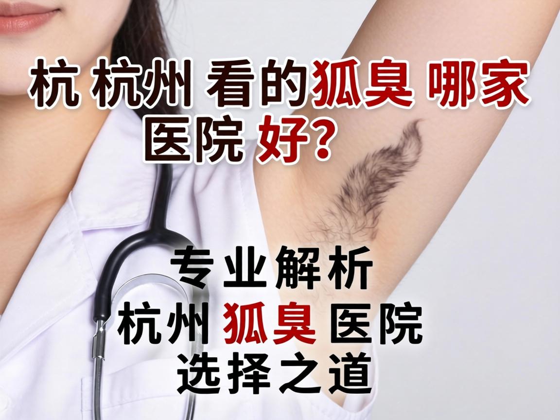 杭州看狐臭哪家医院好？专业解析杭州狐臭医院选择之道