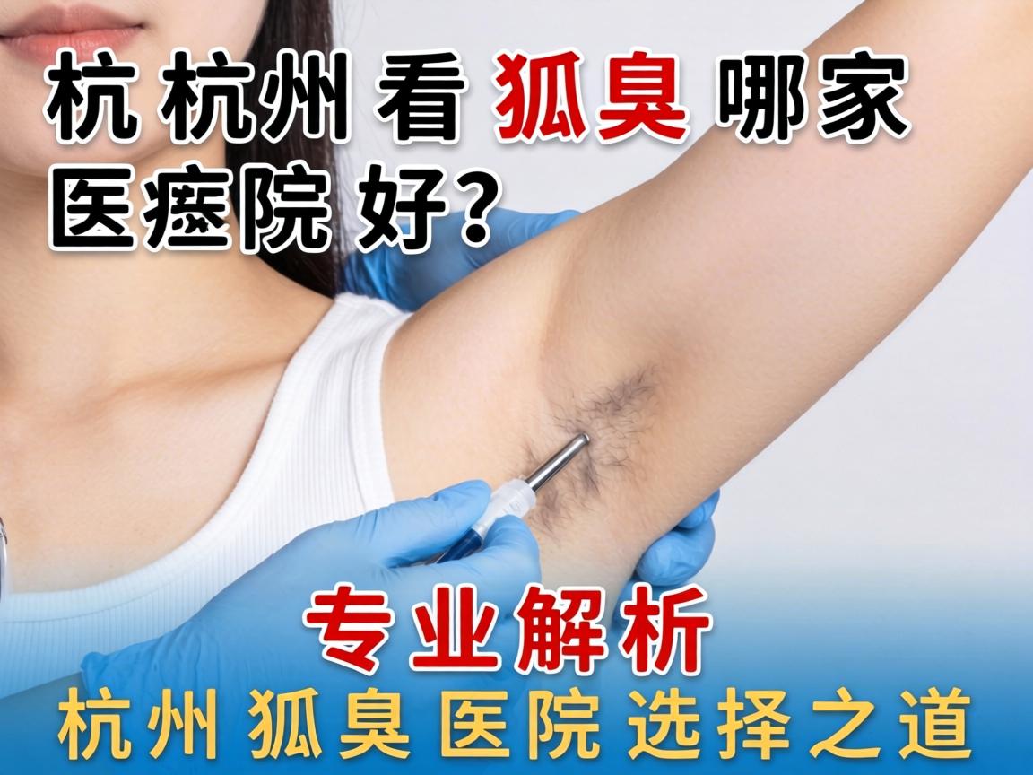杭州看狐臭哪家医院好？专业解析杭州狐臭医院选择之道