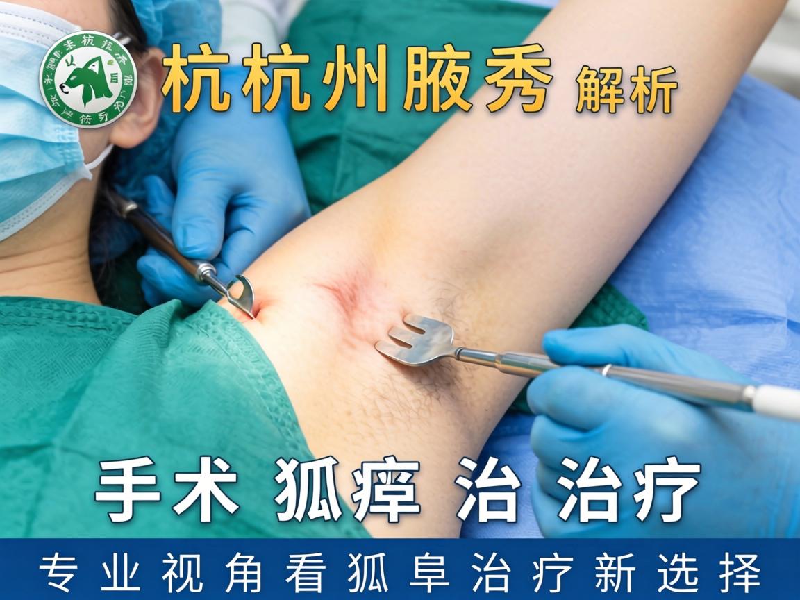 杭州腋秀解析，杭州手术狐臭治疗，专业视角看狐臭治疗新选择