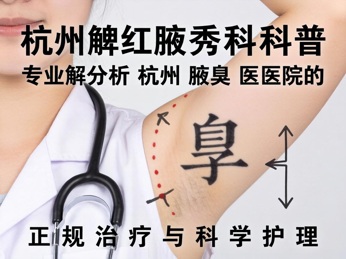 杭州腋秀科普，专业解析杭州腋臭医院的正规治疗与科学护理
