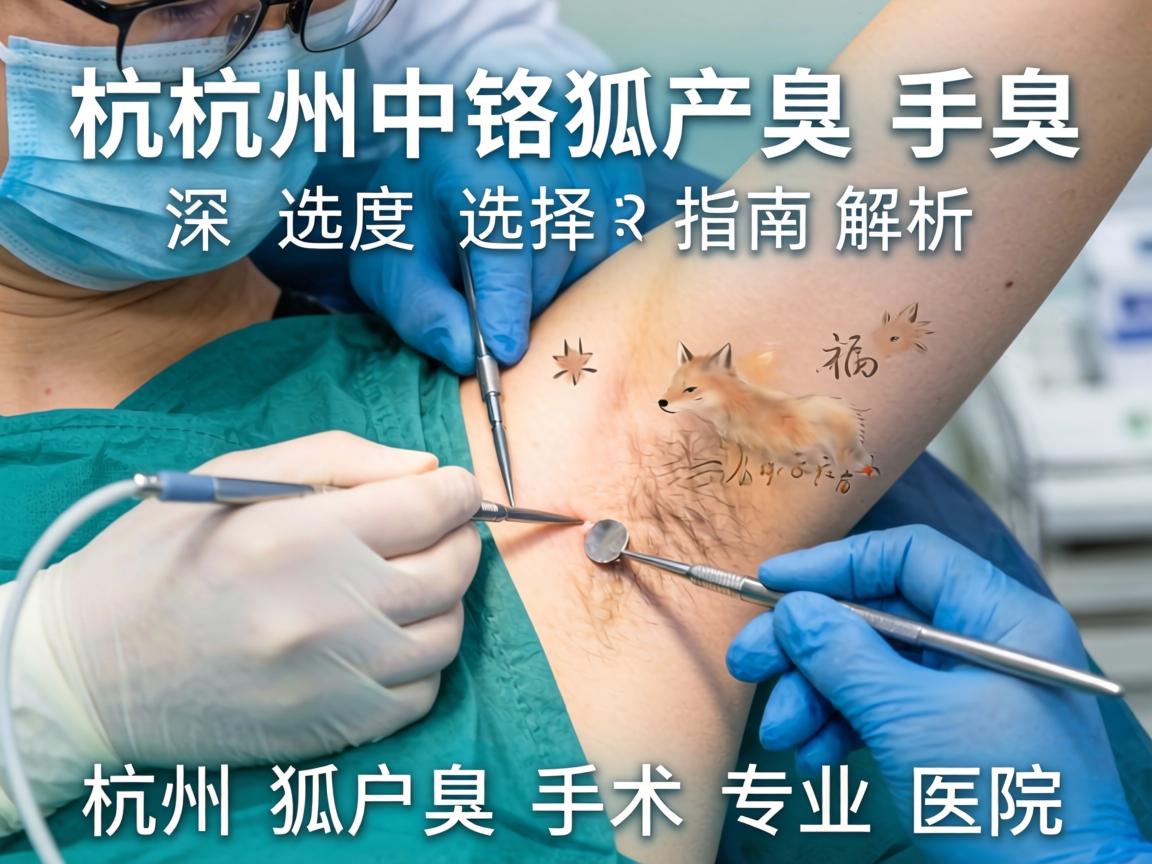 杭州狐臭手术选择指南，深度解析杭州狐臭手术专业医院