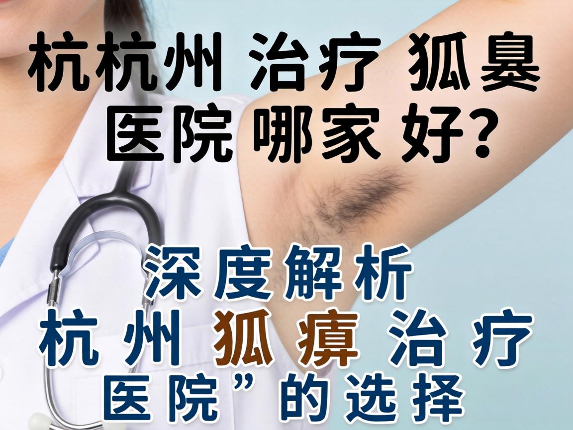 杭州治疗狐臭医院哪家好？深度解析杭州狐臭治疗医院的选择