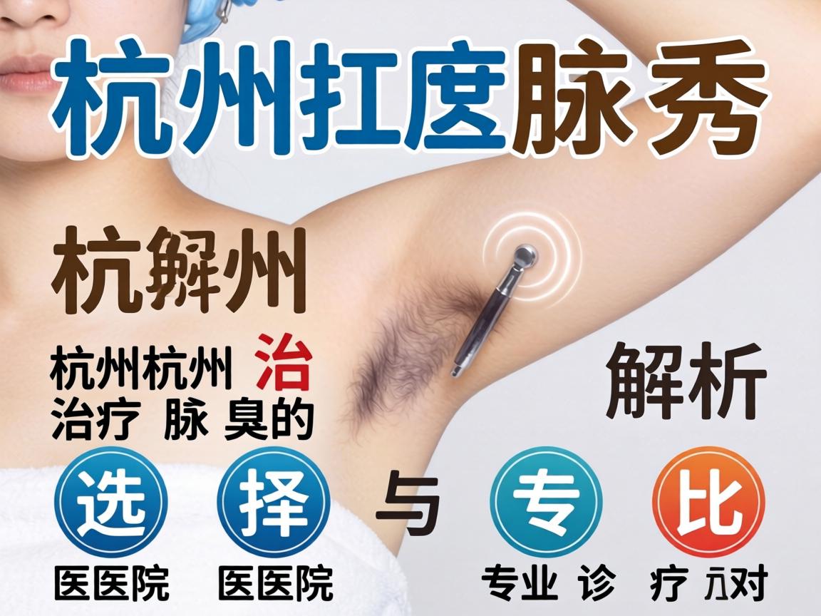 杭州腋秀解析，杭州治疗腋臭的医院选择与专业诊疗对比