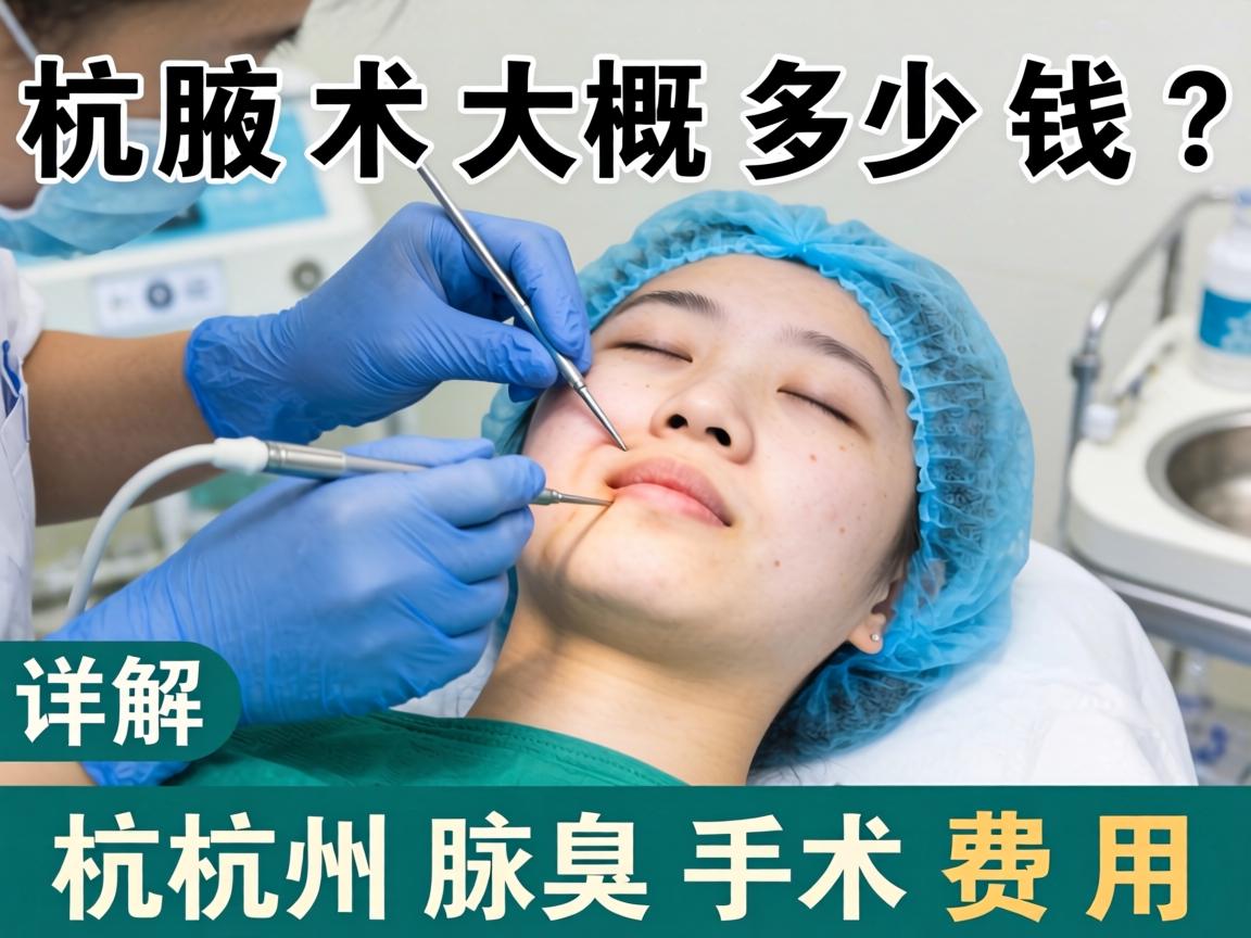杭州腋臭手术大概多少钱？详解杭州腋臭手术费用