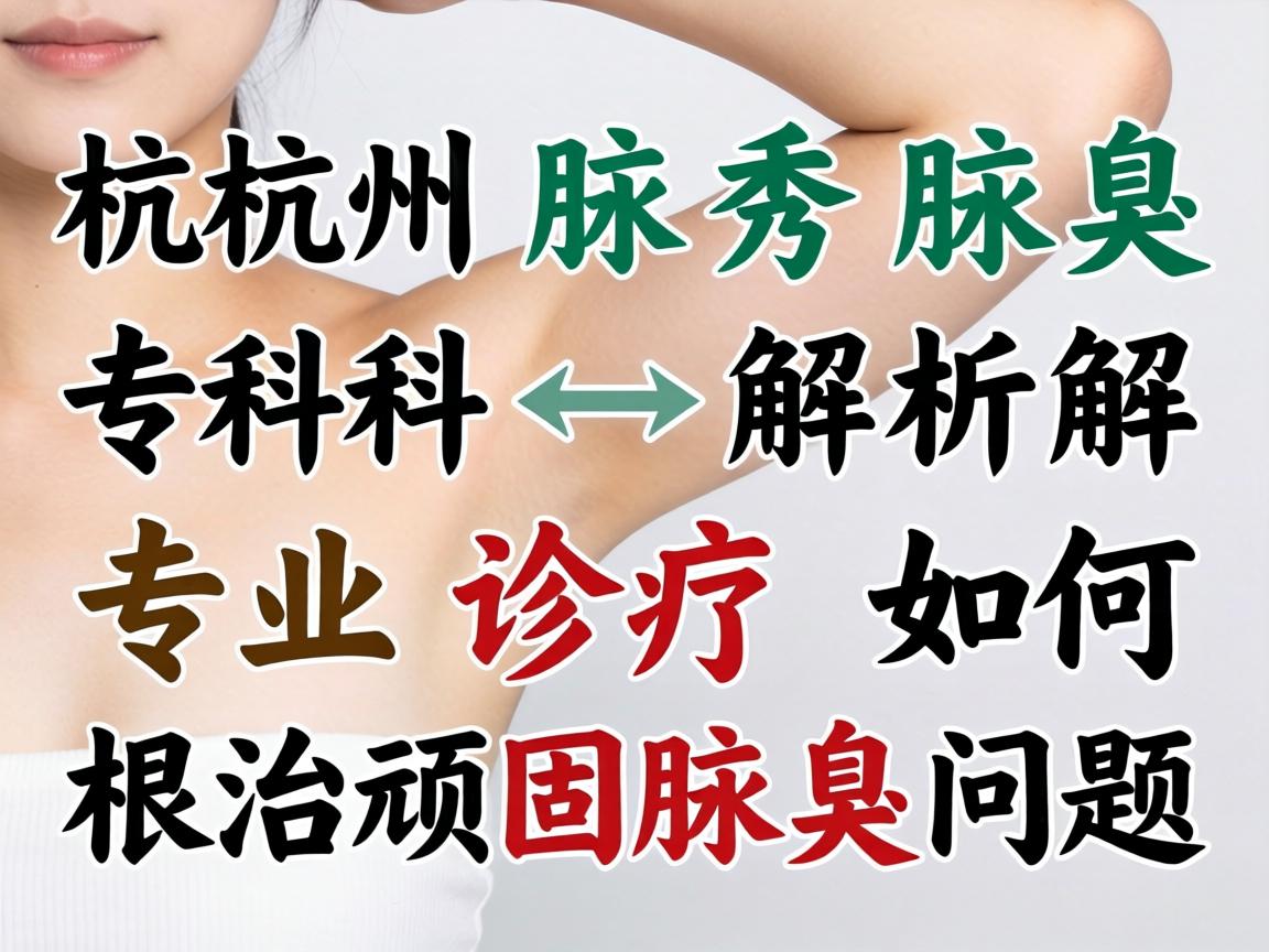 杭州腋秀腋臭专科解析，专业诊疗如何根治顽固腋臭问题