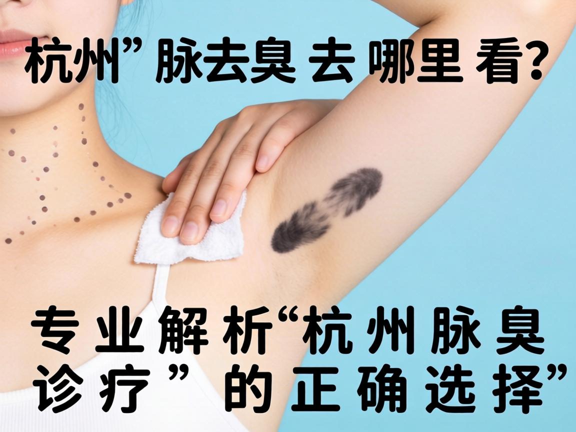 杭州腋臭去哪里看？专业解析杭州腋臭诊疗的正确选择