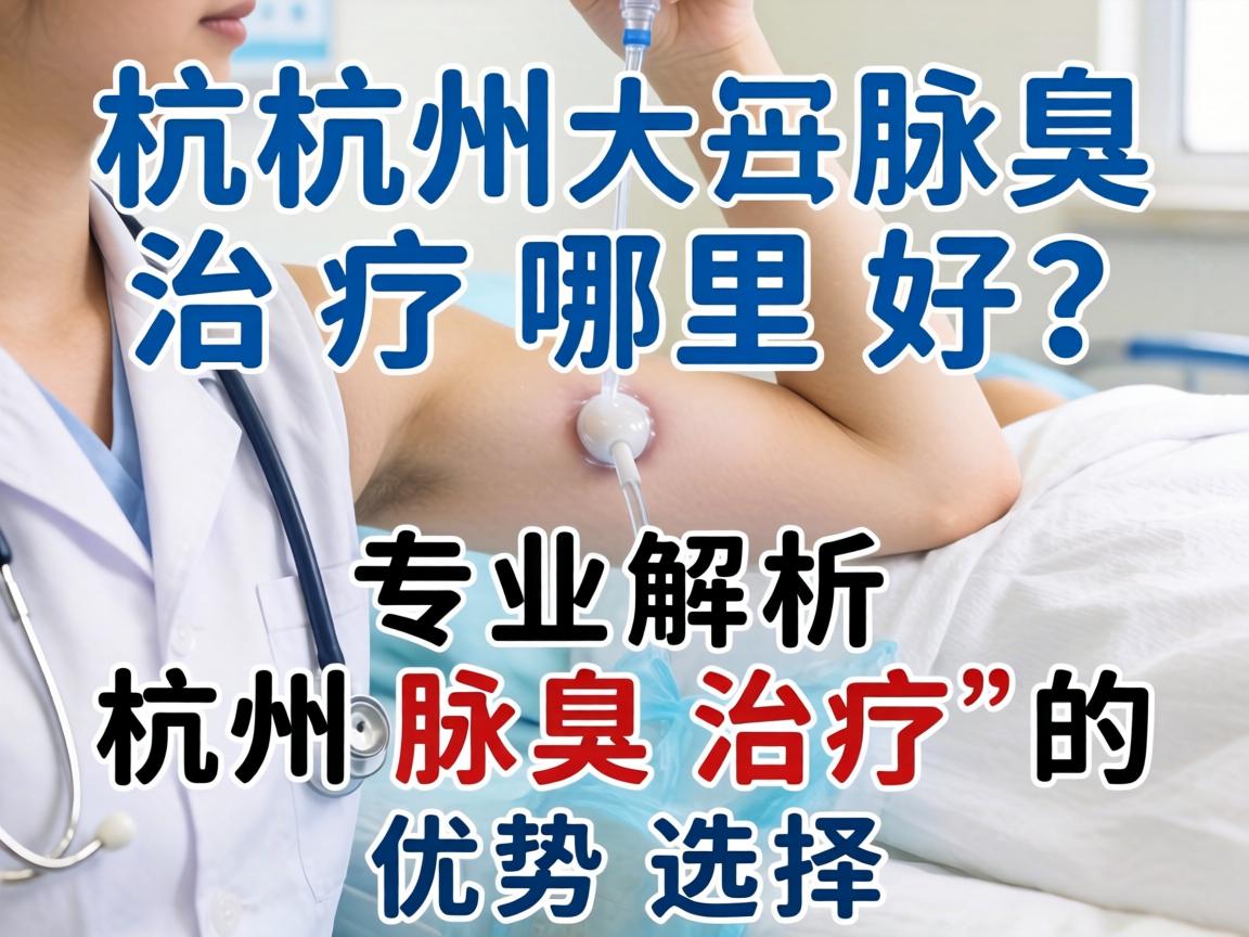 杭州腋臭治疗哪里好？专业解析杭州腋臭治疗的优势选择