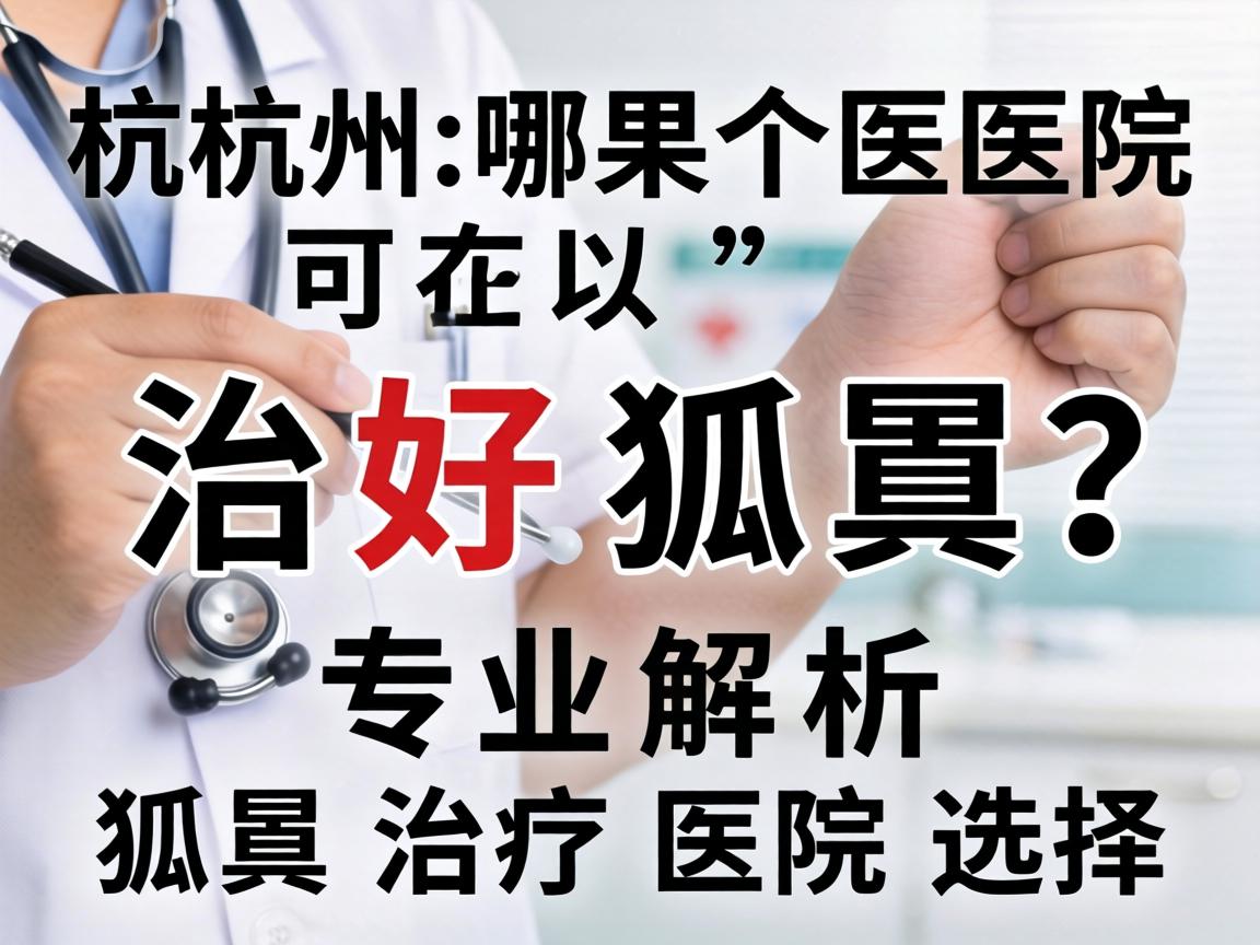 杭州哪个医院可以治好狐臭?专业解析狐臭治疗医院选择 杭州哪个医院可以治好狐臭?专业解析狐臭治疗医院选择