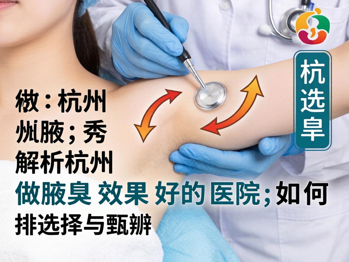 杭州腋秀解析，杭州做腋臭效果好的医院如何选择与甄别