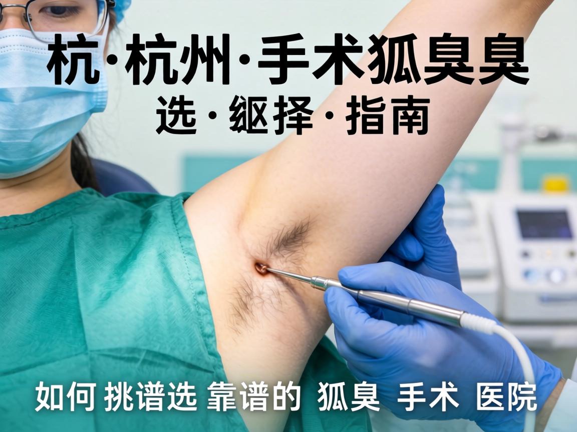 杭州狐臭手术选择指南，如何挑选靠谱的狐臭手术医院