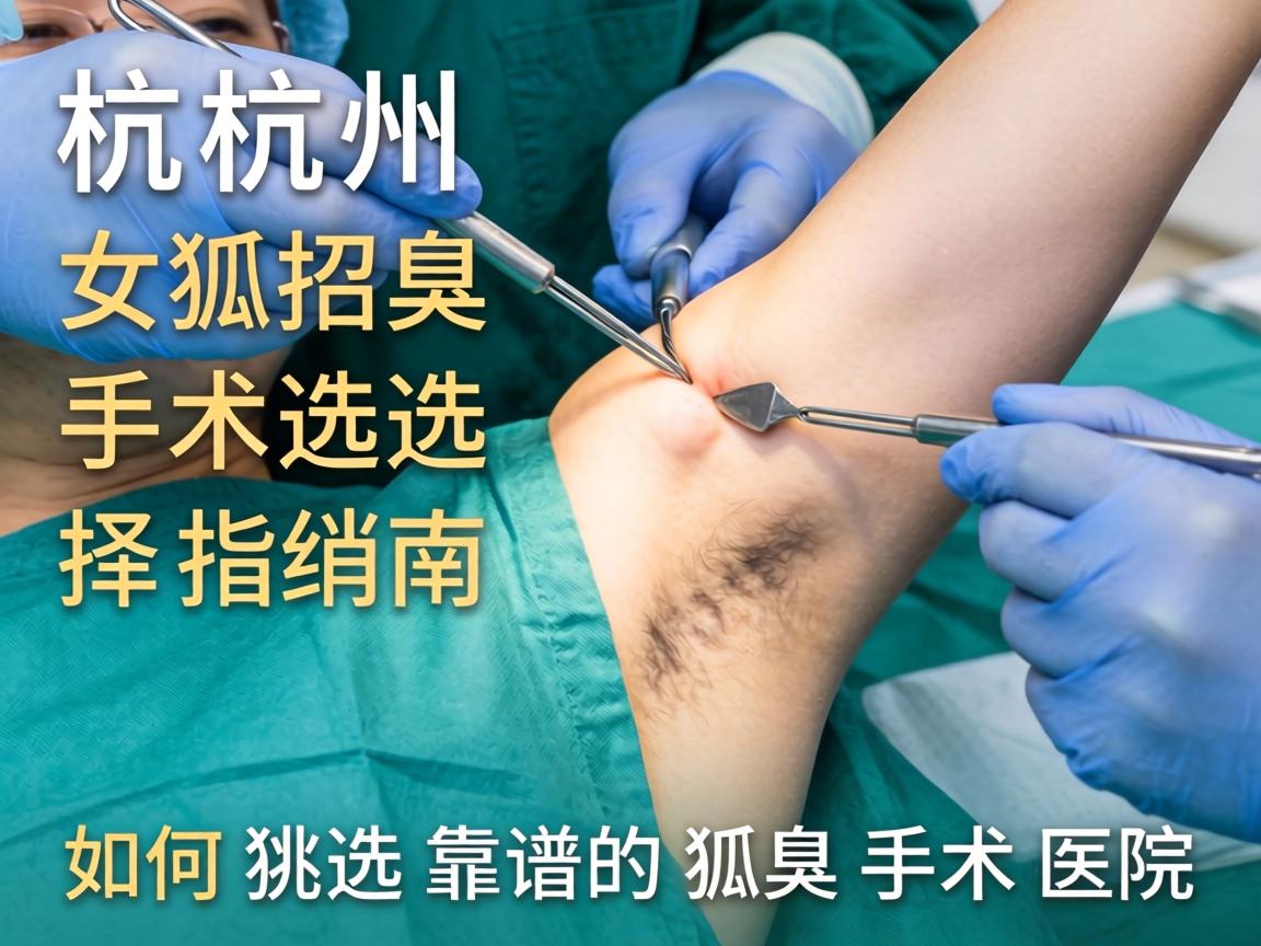 杭州狐臭手术选择指南，如何挑选靠谱的狐臭手术医院