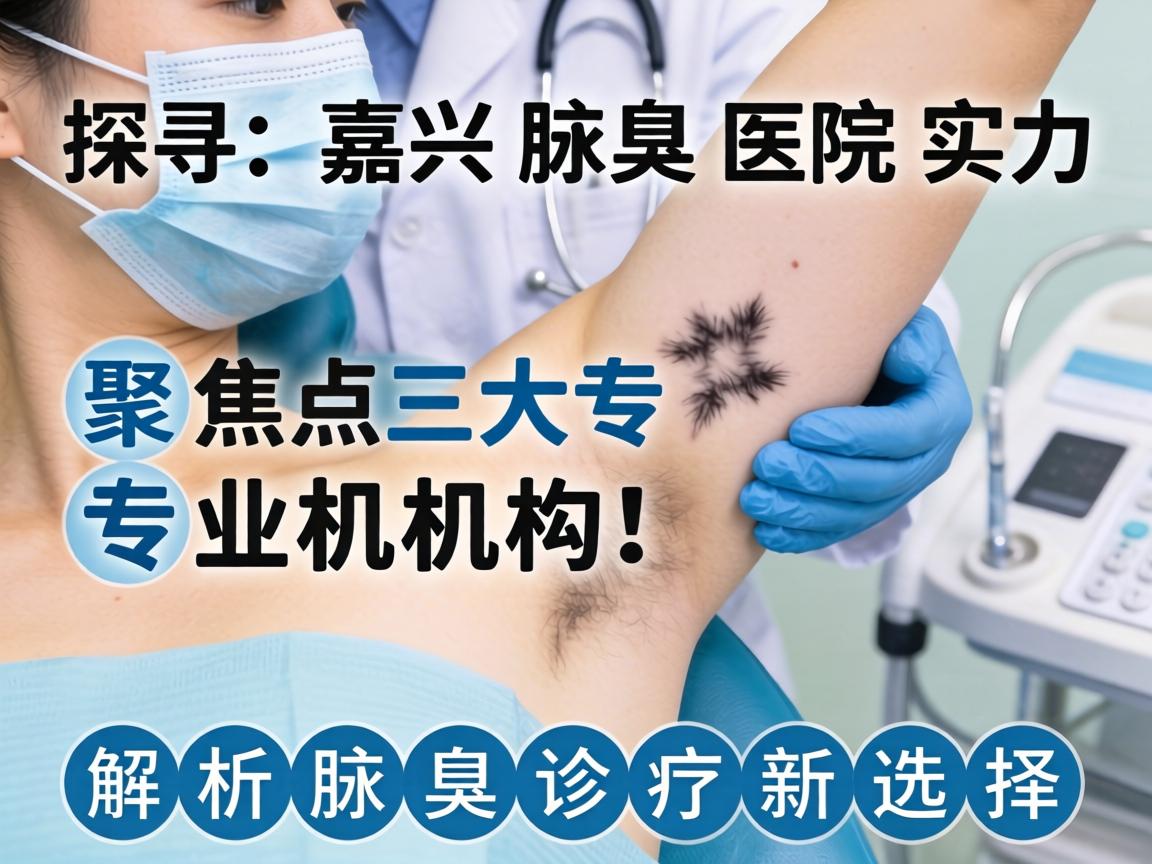 探寻嘉兴腋臭医院实力，聚焦三大专业机构，解析腋臭诊疗新选择