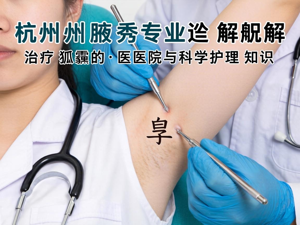 杭州腋秀解析，杭州专业治疗狐臭的医院与科学护理知识