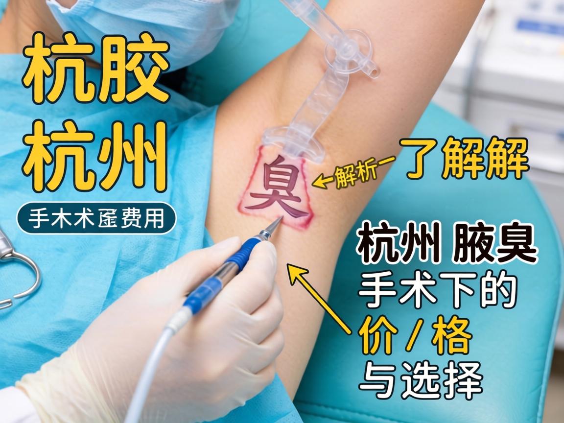 杭州腋臭手术费用解析，了解杭州腋臭手术的价格与选择