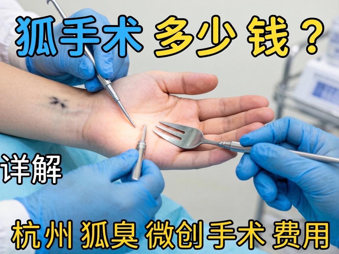 狐臭手术多少钱？详解杭州狐臭微创手术费用