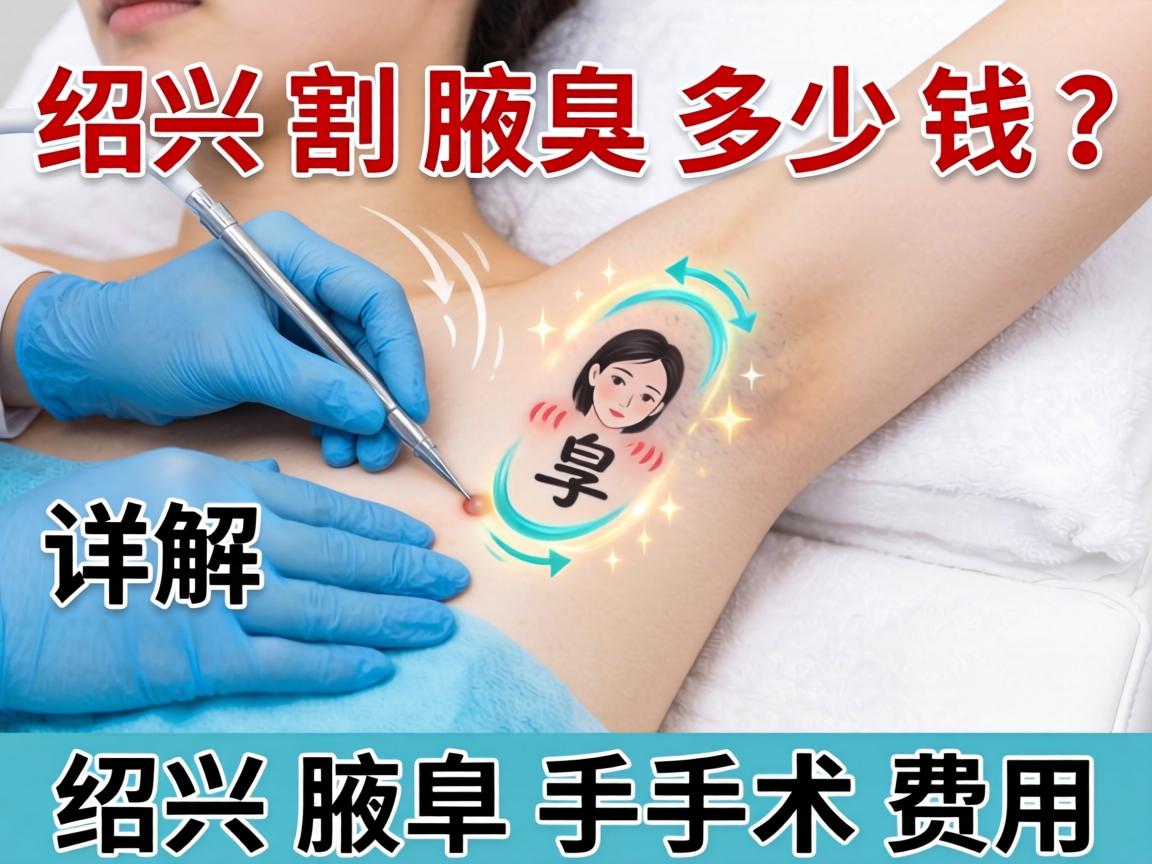 绍兴割腋臭多少钱？详解绍兴腋臭手术费用