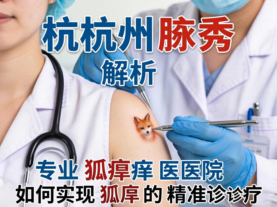 杭州腋秀解析，专业狐臭医院如何实现狐臭的精准诊疗
