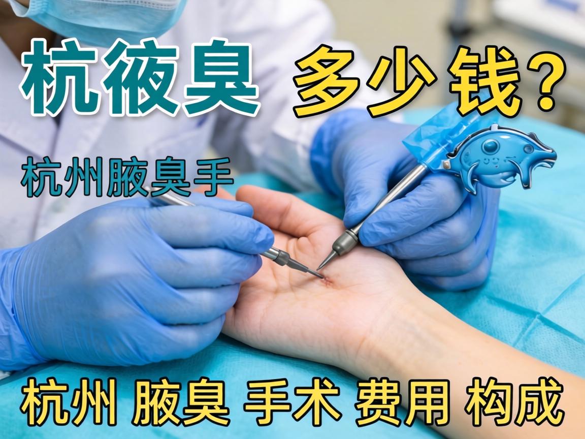 杭州腋臭手术多少钱？详解杭州腋臭手术费用构成