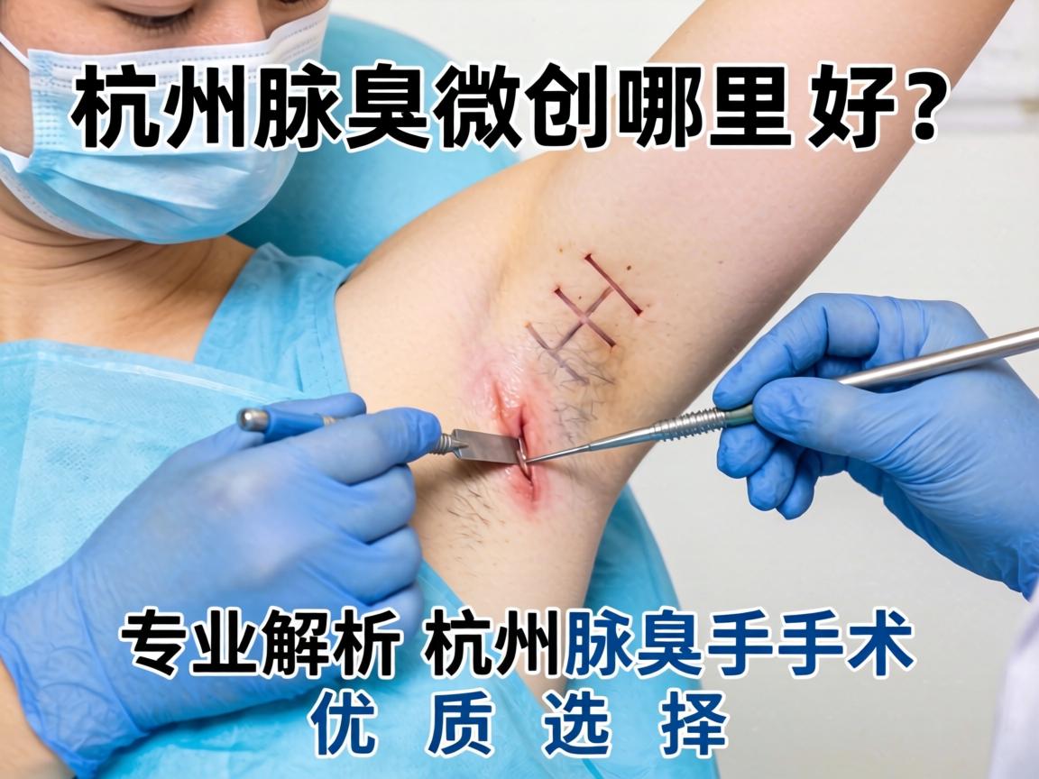 杭州腋臭微创手术哪里好？专业解析杭州腋臭手术优质选择