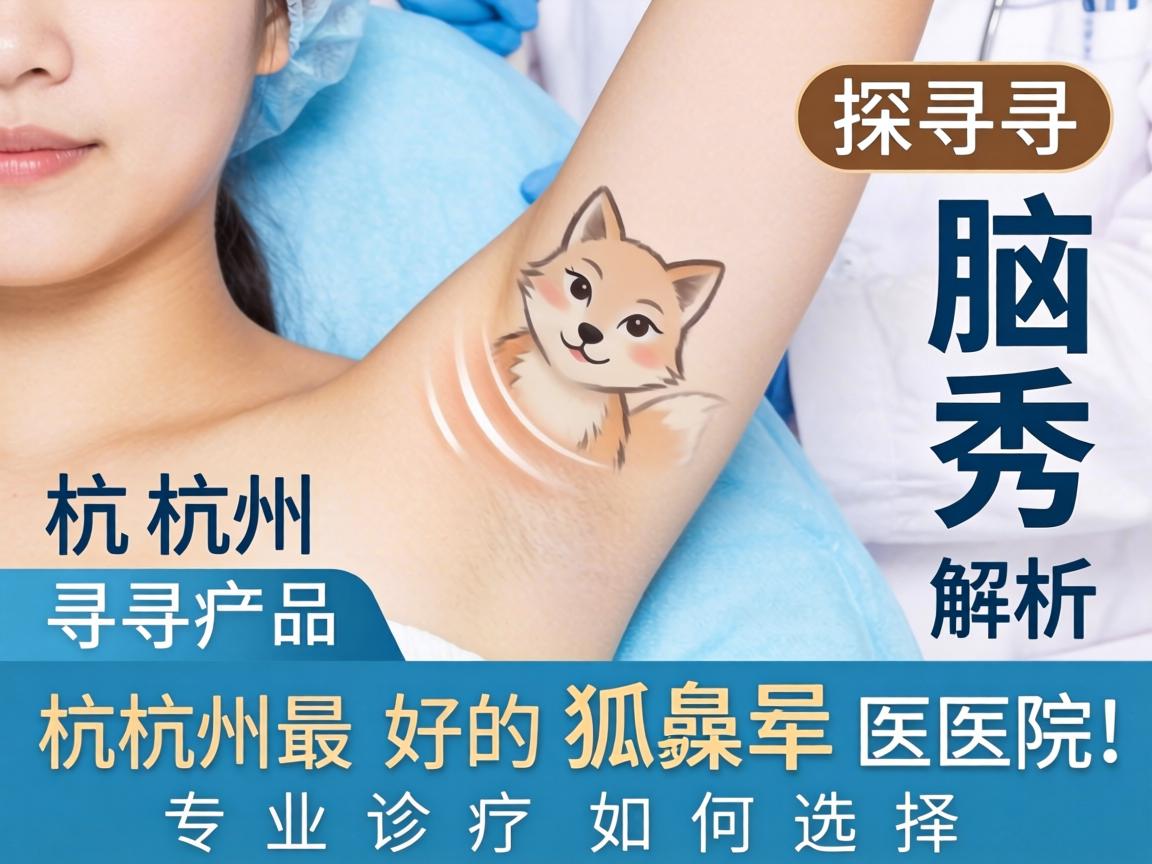 杭州腋秀解析，探寻杭州最好的狐臭医院，专业诊疗如何选择