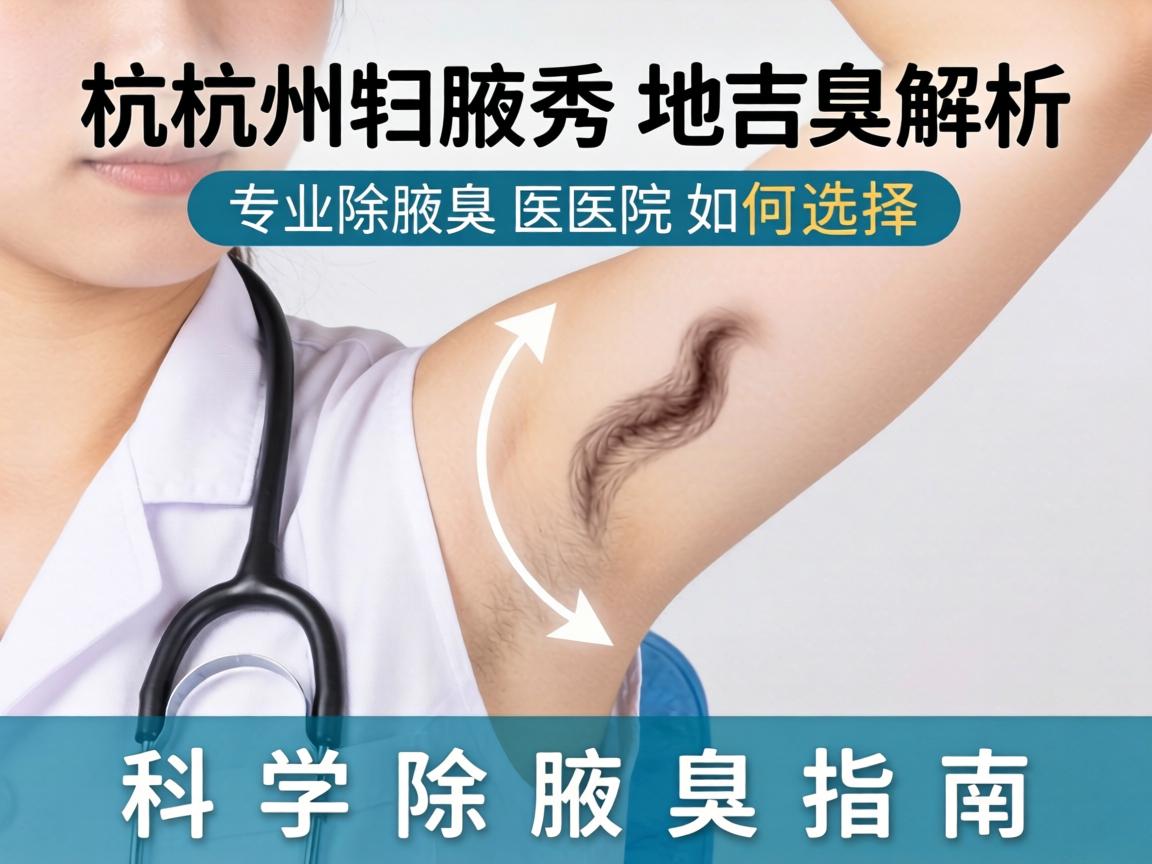 杭州腋秀解析，杭州专业除腋臭医院如何选择，科学除腋臭指南