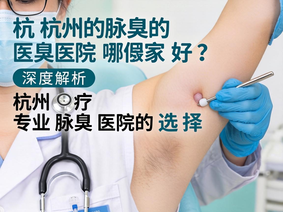 杭州腋臭医院哪家好？深度解析杭州专业腋臭医院的选择